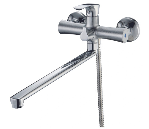 SOLONE Смеситель для ванны поворотный, девиатор в корпусе