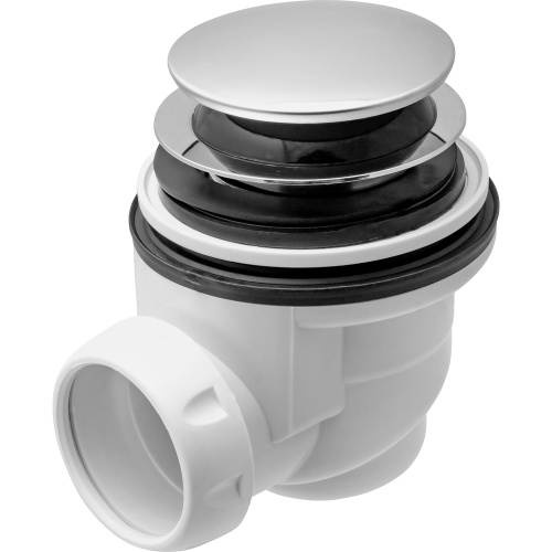 1Marka Сифон для душевого поддона G-422E с хромированным выпуском без отвода