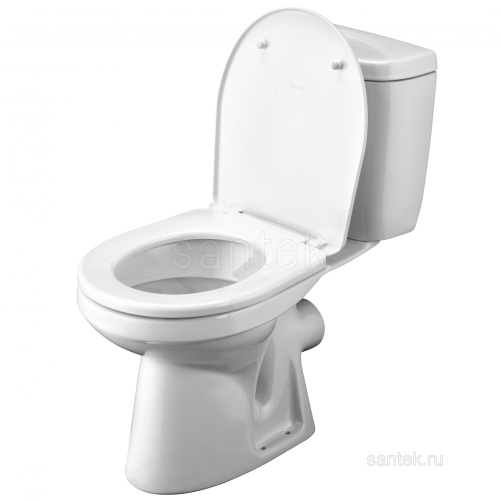 SANTEK Унитаз-компакт Анимо дюропластовое сиденье горизонтальный выпуск