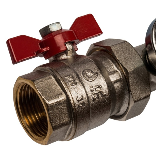 STOUT Коллектор в сборе с расходомерами 5 выходов, латунь