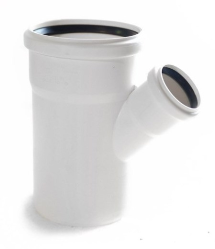 РосТурПласт Тройник канализационный бесшумный 110*50/45 