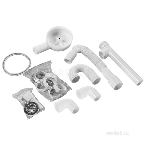 SANTEK Раковина Пилот, 60 см (кронштейн, крепеж, сифон)