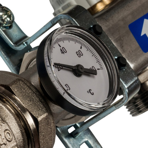 STOUT Коллектор в сборе с расходомерами 8 выходов, нержавеющая сталь