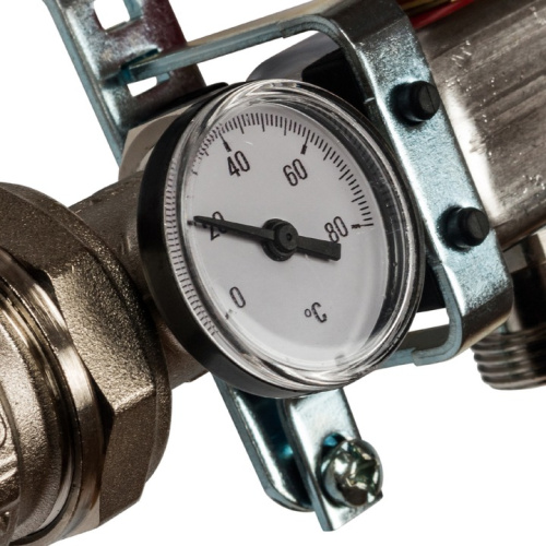 STOUT Коллектор в сборе с расходомерами 6 выходов, нержавеющая сталь