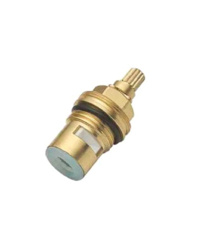 LEDEME Кран-букса керамическая 1/2", 20 шлиц на 90° (латунь)