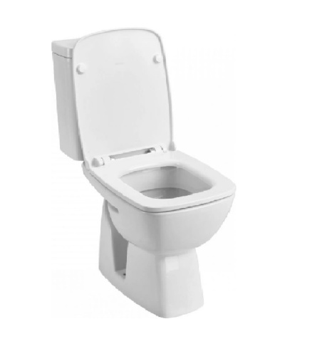 SANTEK Унитаз-компакт Нео Лайт с 2 режимами, тонким сиденьем soft-close и косым выпуском
