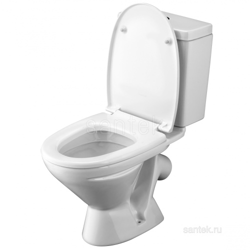SANTEK Унитаз-компакт Лига с диагональным выпуском, дюропластовое сиденье