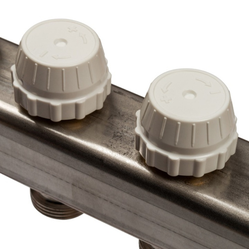 STOUT Коллектор с расходомерами 12 выходов, нержавеющая сталь