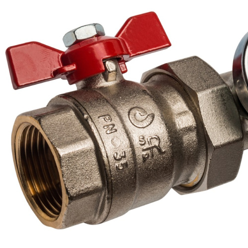 STOUT Коллектор в сборе с расходомерами 7 выходов, латунь