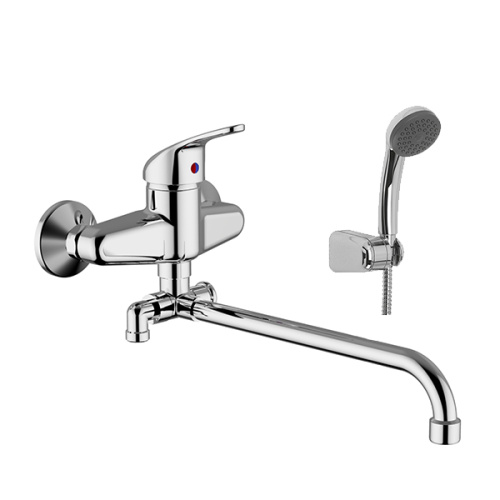 ZIPPONI Смеситель на ванну ARA с длинным изливом, с душевым комплектом
