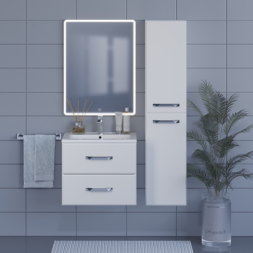 Uperwood Пенал Foster подвесной, 36*30*160 см (белый)