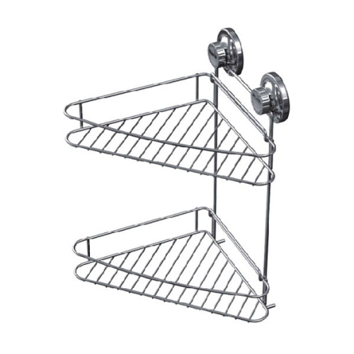 LEDEME L3728-2 Полка угловая двухъярусная на вакуумных присосках