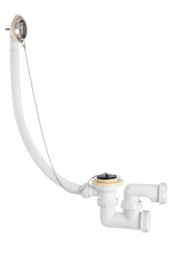 WIRQUIN Слив-перелив 1 1/2" с регулируемым сифоном и пробкой