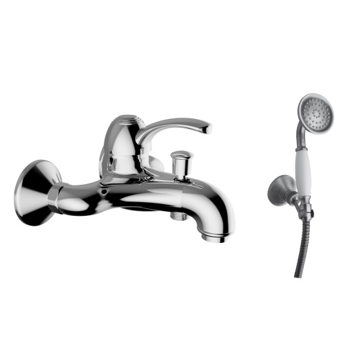 ZIPPONI Смеситель на ванну GIOTTO с ручным душем в комплекте, хром