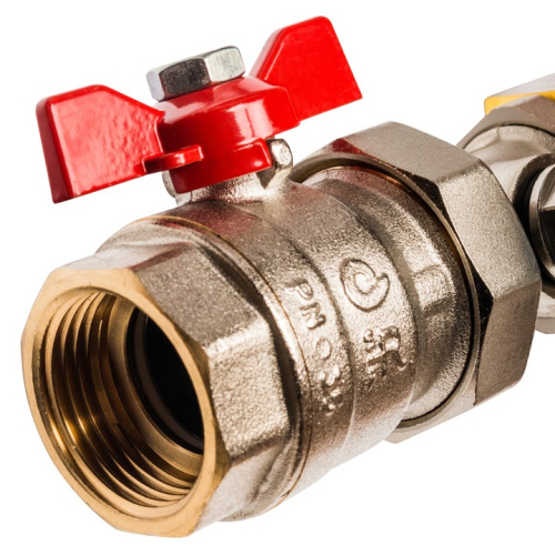 STOUT Коллектор в сборе с расходомерами 11 выходов, латунь