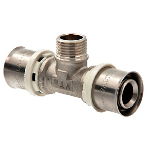 ALTSTREAM Тройник с НР 32х1" (пресс)