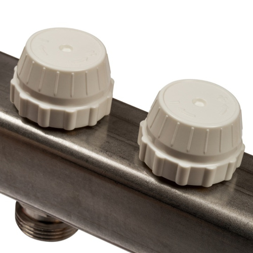 STOUT Коллектор с расходомерами 8 выходов, нержавеющая сталь