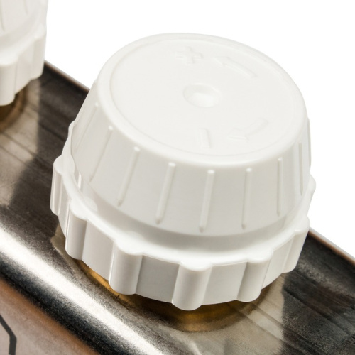 STOUT Коллектор в сборе с расходомерами 2 выхода, нержавеющая сталь