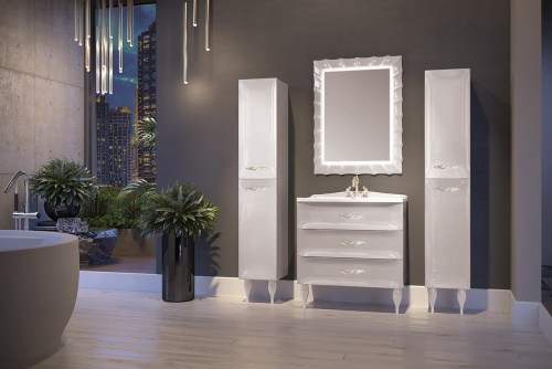 Marka One Зеркало Lumier White, 65х85 см