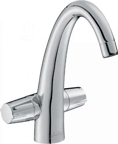 JACOB DELAFON  Смеситель для раковины ELEVATOIN двузахватный на 1 отверстие