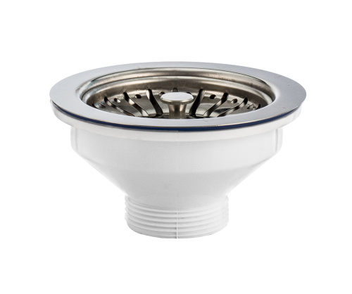 VIRPLAST Выпуск "Элит" с нержавеющей чашкой (Ø 114 мм)