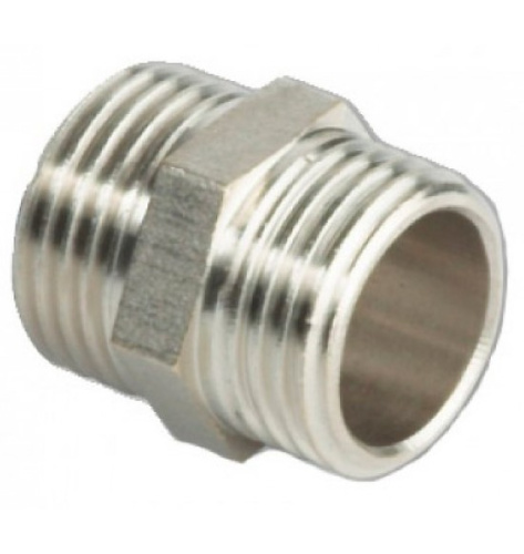 TEBO Ниппель никелированный наружная резьба 1/2"