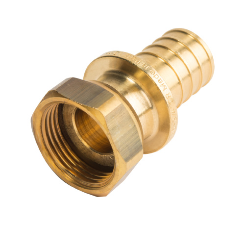 STOUT Переходник с накидной гайкой 25xG 3/4" для труб из сшитого полиэтилена аксиальный