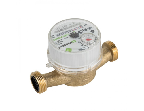 Счетчик воды НОРМА СВКМ-15 У муфт. (универс.) 110 мм с кмч, с ОК