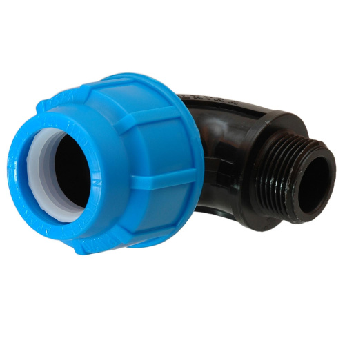 TEBO Отвод наружная резьба 25х3/4 ПНД