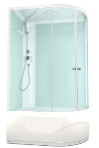 Душевая кабина DOMANI-SPA модель Delight Slim (Арт.DS01DS128LHWM00)