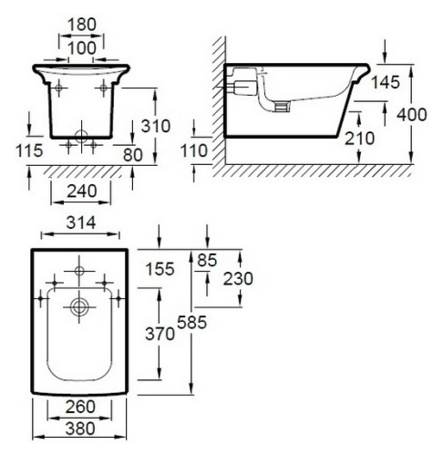 JACOB DELAFON  Биде подвесное STILLNESS с крышкой-сидением