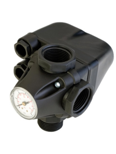 ITALTECNICA Реле давления с манометром и 5-ти выводным штуцером PM/5 3W