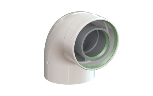 УТДК Колено коаксиальное 60x100-90
