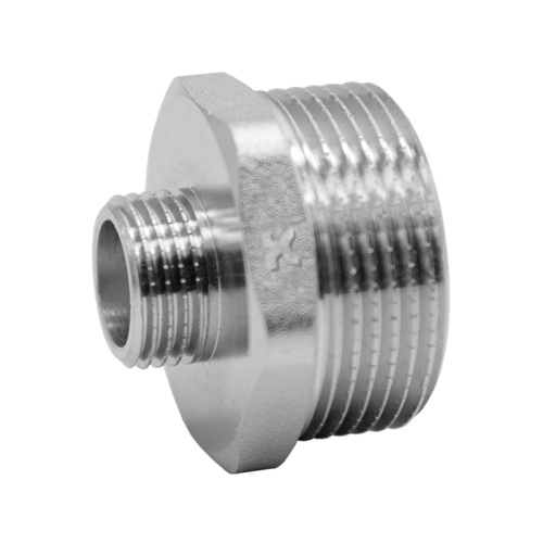 TEBO Ниппель переходной никелированный наружная резьба 3/4"х1/2"