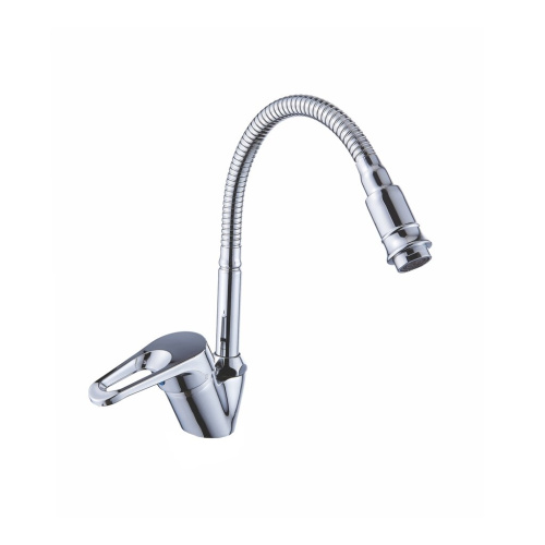 Антей Смеситель д/кухни шар. с гибким регулирующим изливом, креп. гайка Викинг 587028 d40 АНТЕЙ 1/10