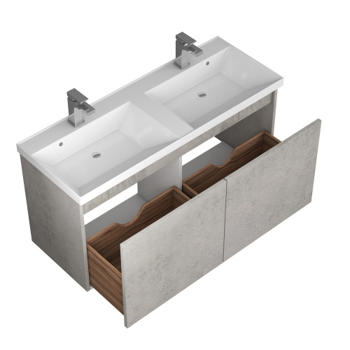 VENECIANA Тумба под умывальник STOUN, 120 см (светлый камень)