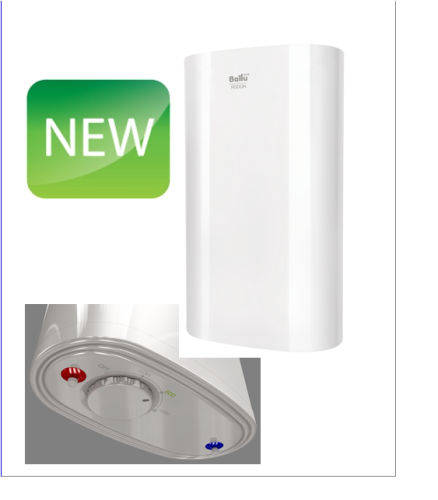 BALLU Водонагреватель 50 BWH/S Rodon (плоский, нержавейка)  Ballu