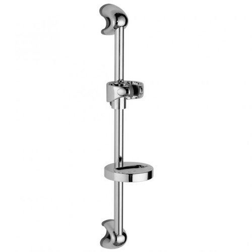 LEDEME Штанга душевая с мыльницей и держателем, хром