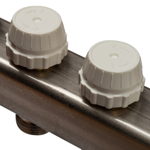 STOUT Коллектор в сборе с расходомерами 7 выходов, нержавеющая сталь