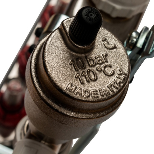 STOUT Коллектор в сборе с расходомерами 4 выхода, нержавеющая сталь