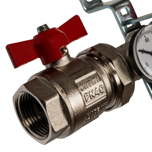 STOUT Коллектор в сборе с расходомерами 6 выходов, нержавеющая сталь