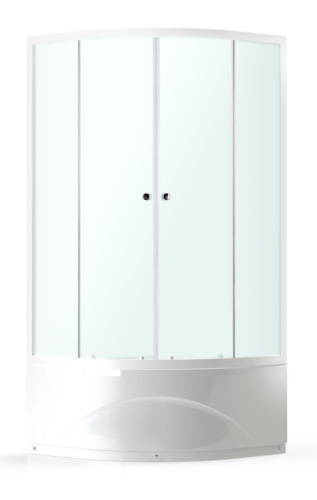 DOMANI-SPA Душевое ограждение 80*80*195 см Delight 88 high, матовые стекла