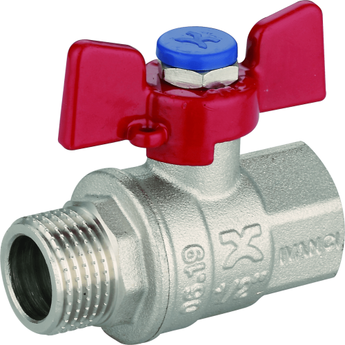 IVANCI Кран шаровой 3/4" внутренняя/наружная с ручкой-бабочкой