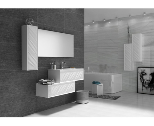 Marka One Тумба Glace 100П 1 в.я. White (верх)