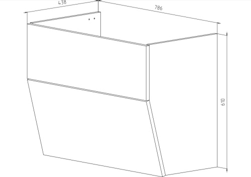 VENECIANA Тумба под умывальник FABIA, 80 см