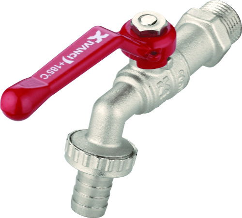 IVANCI Кран шаровый водоразборный со штуцером 1/2" (ручка) TEBO