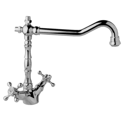 Elghansa Смеситель д/кухни 5900854 мах.крест Elghansa Retro  пр-во Германия