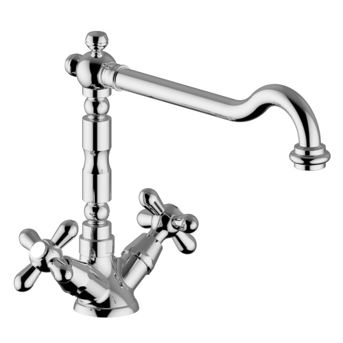 ZIPPONI Смеситель на раковину MONET с донным клапаном, хром