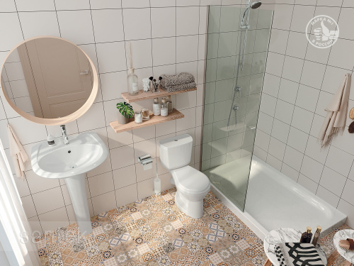 SANTEK Унитаз-компакт Бриз дюропластовое сиденье