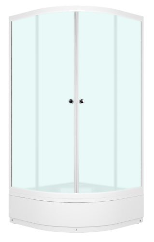 DOMANI-SPA Душевое ограждение 90*90*195 см Delight 99 mid, матовые стекла